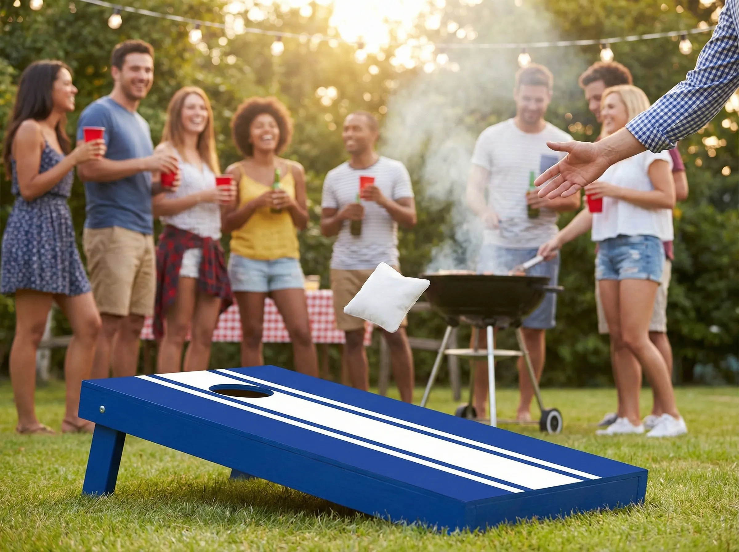 Branded Cornhole Activation